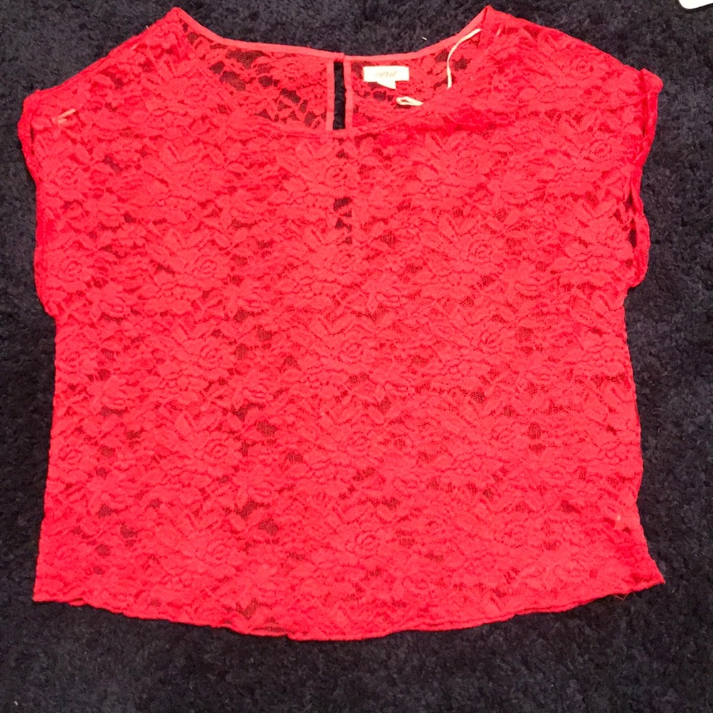Pink Lace Top